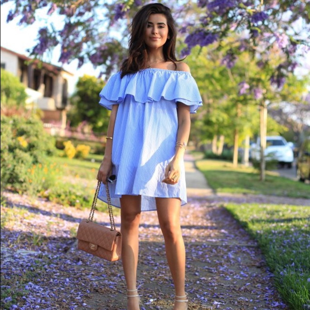 Zara striped dress